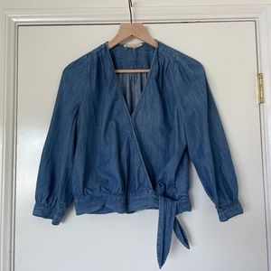 Madewell Chambray Blouse